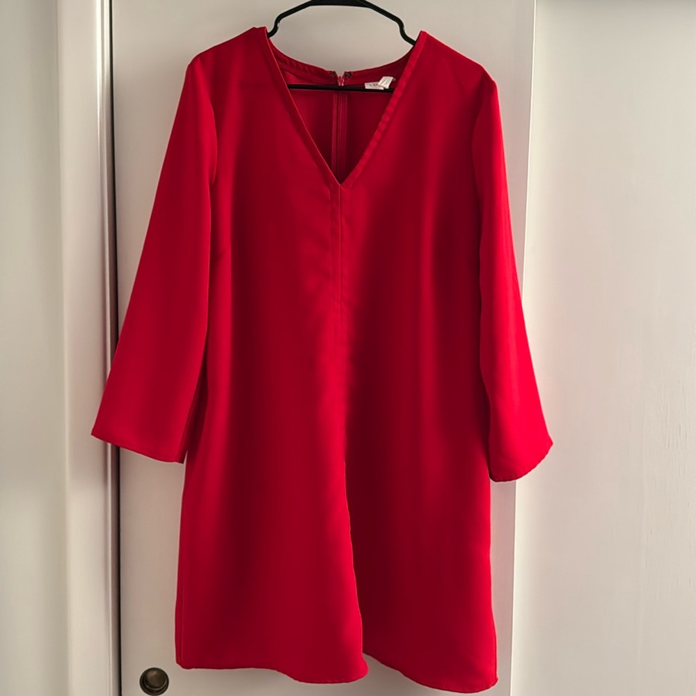 Gap Red Swing Dress L